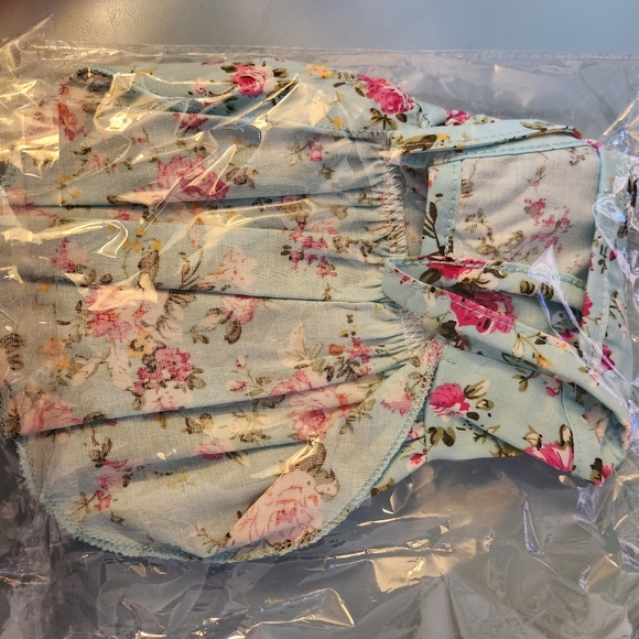 Sweet Blue Dog Sundress Perfect For Summer Size Small Fits Like Extra Small New - Picture 2 of 2